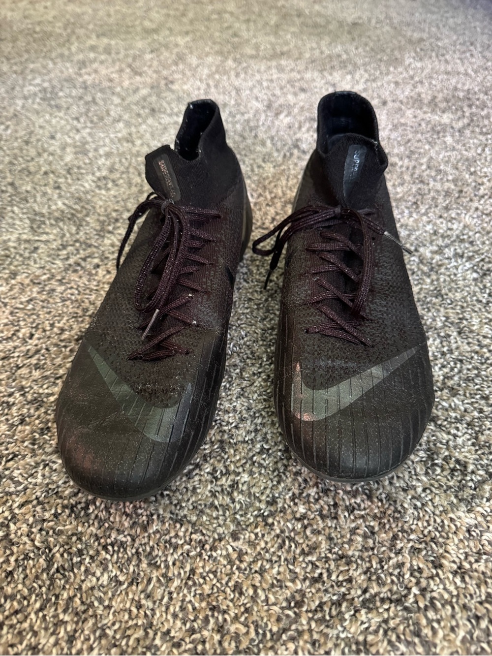 NIKE MERCURIAL SUPERFLY 360 ELITE FG BLACKOUT FOOTBALL SOCCER CLEATS ACC US 10